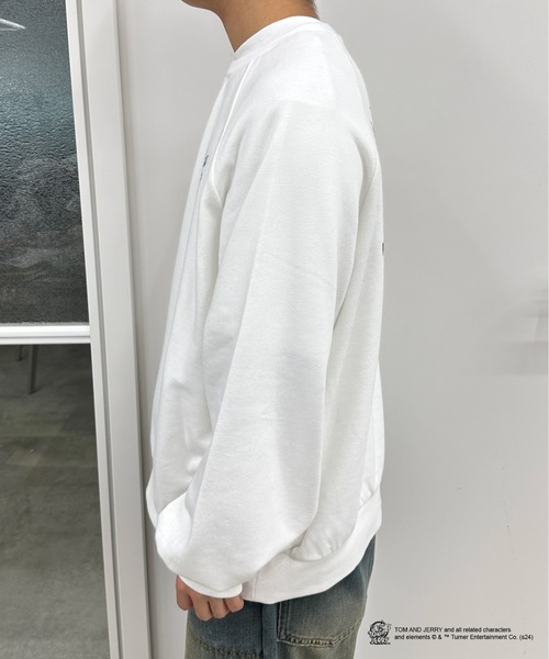 kutir（クティール）の「【トムとジェリー/Tom and Jerry】バックデザインスウェット】（スウェット・レディース・杢グレー/オフホワイト/ネイビー・FREE）」の21枚目の写真