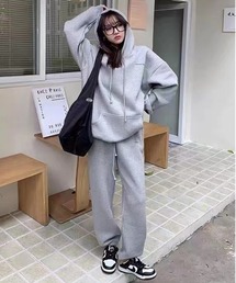 パーカー パンツ セット joker セットアップ メンズ ストレッチ 上下セット パーカー