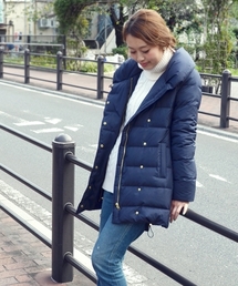 SHIPS for women（シップスフォーウィメン）の「タフタミドル丈ダウン