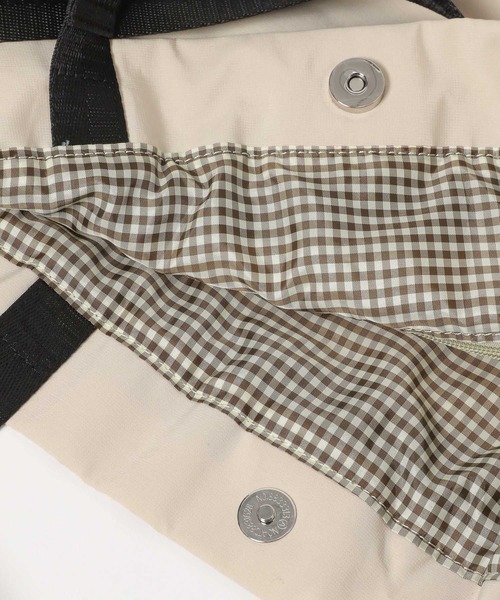 BAYFLOW（ベイフロー）の「3WAY撥水アジャスタートート（トートバッグ・レディース・ブルーグレー/アイボリー/ブラック・FREE）」の15枚目の写真