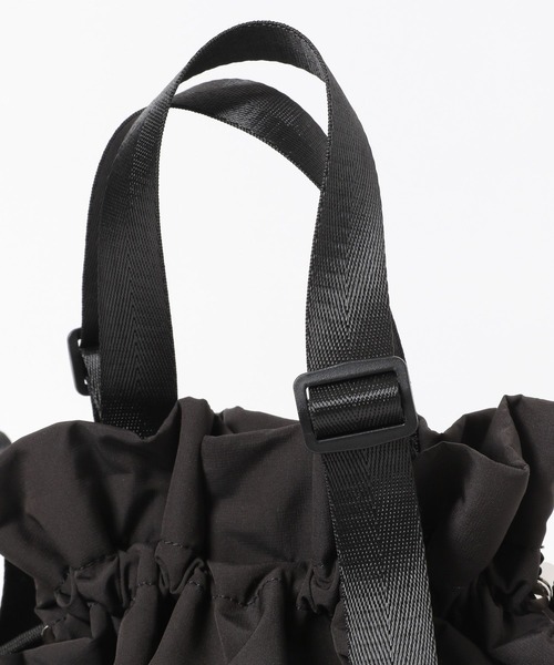 BAYFLOW（ベイフロー）の「3WAY撥水アジャスタートート（トートバッグ・レディース・ブルーグレー/アイボリー/ブラック・FREE）」の11枚目の写真