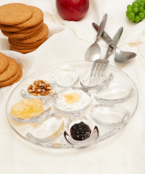 DULTON(�_���g��)��GLASS TRAY ROUND-9/�K���X �p�[�e�[�V���� �g���C ���E���h(�H��)
