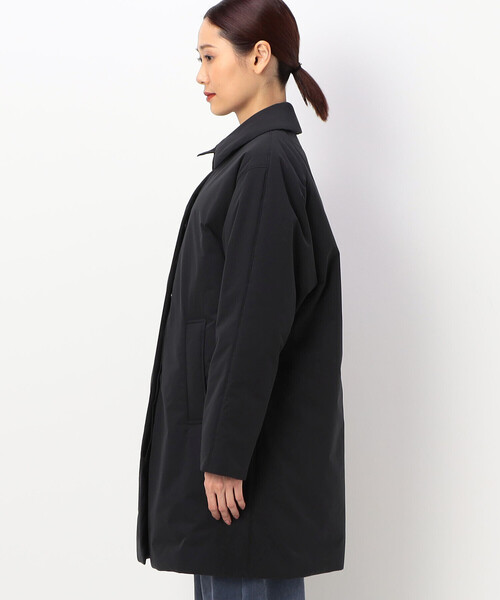 Gabardine K.T(ギャバジンケーティー)の「アクティブストレッチタフタ 中綿入りステンカラーコート(ステンカラーコート・レディース・カーキ・9号)」の13枚目の写真