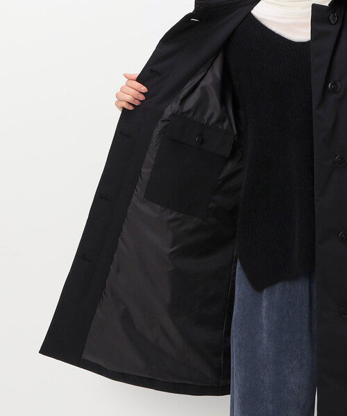 Gabardine K.T(ギャバジンケーティー)の「アクティブストレッチタフタ 中綿入りステンカラーコート(ステンカラーコート・レディース・カーキ・9号)」の5枚目の写真