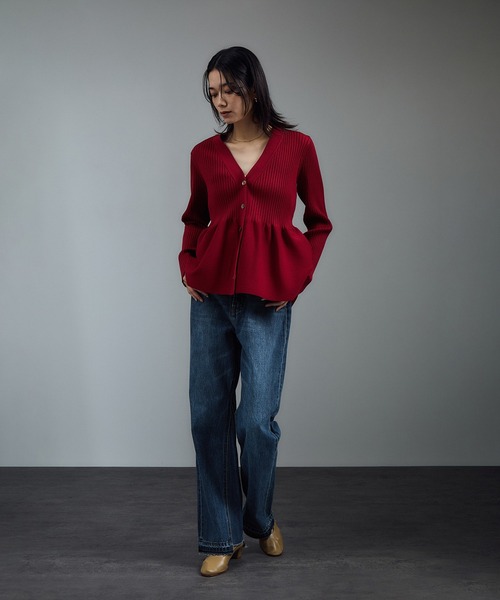 【新品】SALON adam et ropéCOTTON USAフレアデニム 3 COTTON USAセミフレアデニム 3（デニムパンツ）｜SALON adam et rope