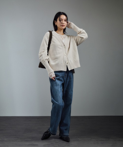 COTTON USA リメイクライクセミフレアデニム SALON adam et rope'｜COTTON USA リメイクライクセミフレア