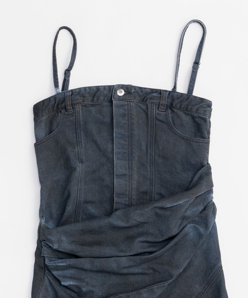 2WAYラメデニムワンピース / 2WAY Glitter Denim Onepiece（ワンピース