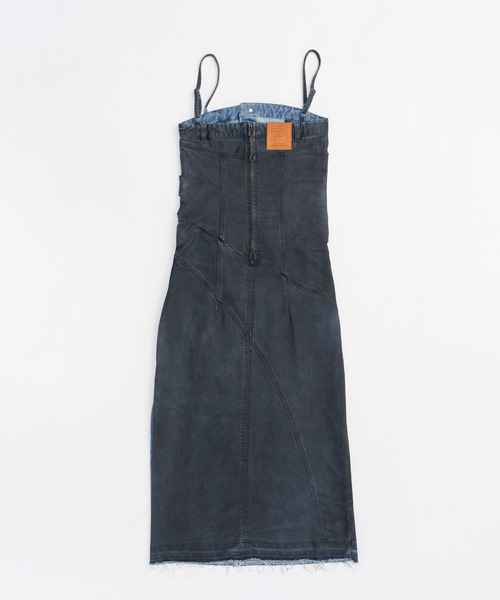 PRANK PROJECT(プランクプロジェクト)の「2WAYラメデニムワンピース / 2WAY Glitter Denim Onepiece(ワンピース・レディース・ブラウン/ブルー・38/36)」の9枚目の写真