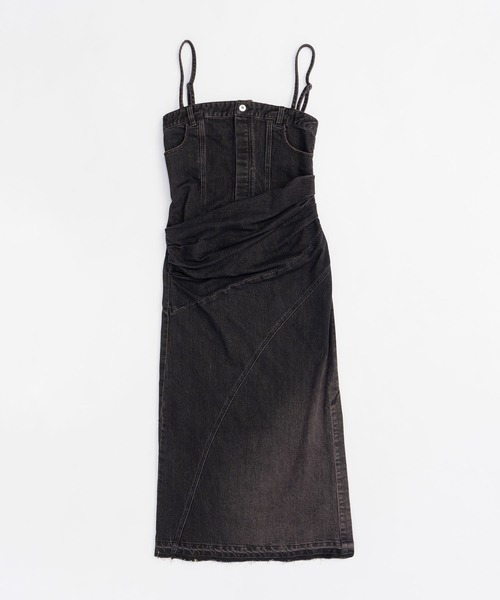 セール】2WAYラメデニムワンピース / 2WAY Glitter Denim Onepiece