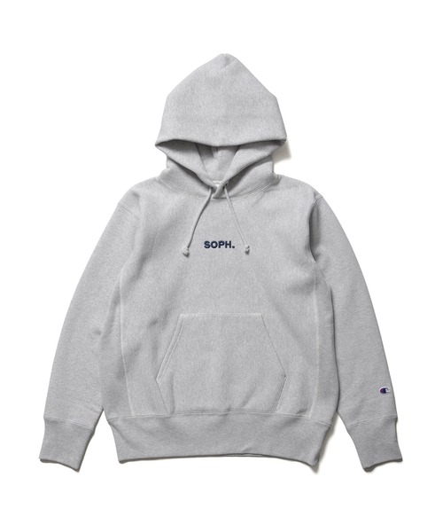 SOPH.(ソフ)の「Champion REVERSE WEAVE HOODIE(パーカー・メンズ・ネイビー/ベージュ/オレンジ/オフホワイト/グレー/ブラック・SMALL/X-LARGE/LARGE/MEDIUM)」の4枚目の写真