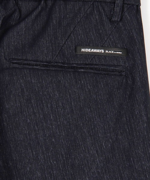HIDEAWAYS NICOLE（ハイダウェイニコル）の「ガムストレッチブライトスラブパンツ（スラックス・メンズ・ブラック/ネイビー/ライトグレー・SMALL/MEDIUM/LARGE/X-LARGE）」の7枚目の写真