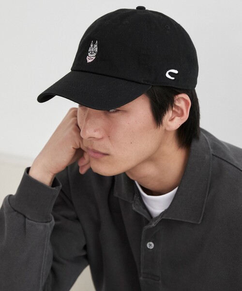 coen（コーエン）の「YUJIRO KOYAMA（小山ゆうじろう）コラボツイルキャップ（キャップ・メンズ・ベージュ/ブラック・FREE）」の3枚目の写真