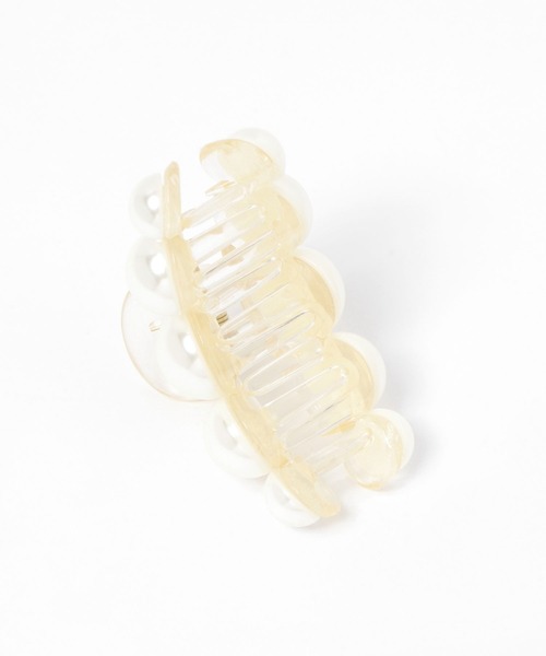 studio CLIP(スタディオクリップ)の「パールバンス(バレッタ/ヘアクリップ・レディース・ホワイト・FREE)」の2枚目の写真