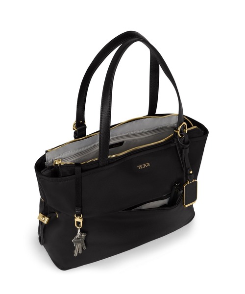 TUMI（トゥミ）の「VOYAGEUR 「カム」ミディアム・トート（PC12インチまで対応）（トートバッグ・レディース・ブラック×グレー/ブラック×ゴールド・FREE）」の8枚目の写真