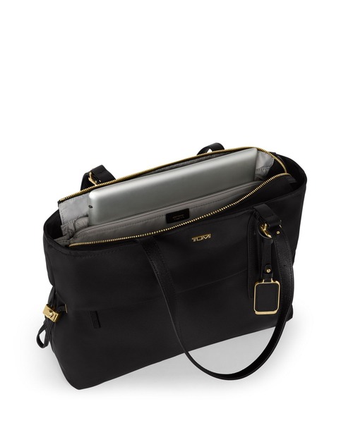 TUMI（トゥミ）の「VOYAGEUR 「カム」ミディアム・トート（PC12インチまで対応）（トートバッグ・レディース・ブラック×グレー/ブラック×ゴールド・FREE）」の10枚目の写真