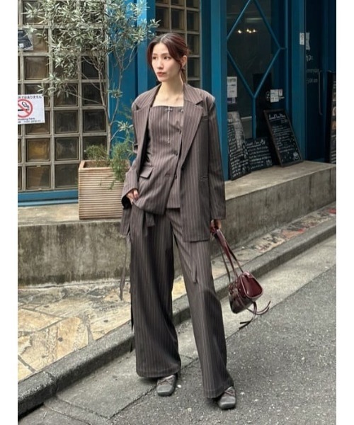 セール】ASYMMETRY MANISH BUSTIER アシンメトリー マニッシュ