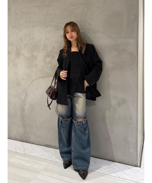 セール】ASYMMETRY MANISH BUSTIER アシンメトリー マニッシュ