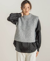 シャギーベスト≪手洗い可能≫