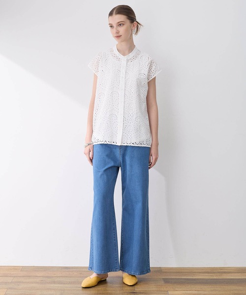 LE SOUK HOLIDAY(ルスークホリデー)の「ワイドデニムパンツ(デニムパンツ・レディース・ブルー/ネイビー・L/M)」の16枚目の写真
