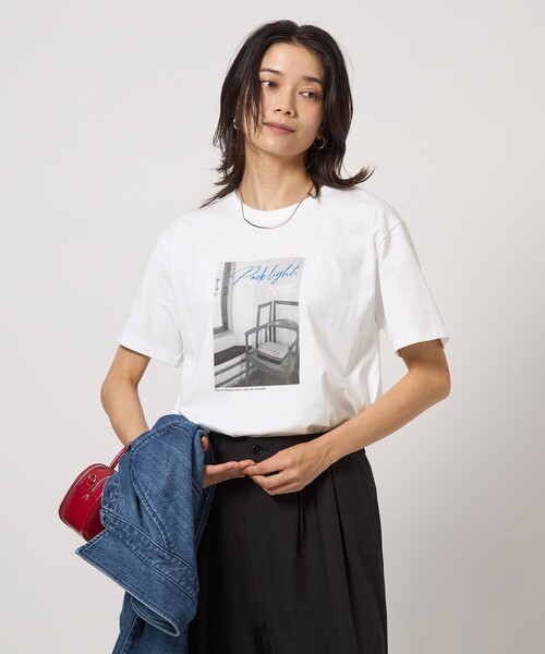 グラフィック フォト Tシャツ（Tシャツ/カットソー）｜green