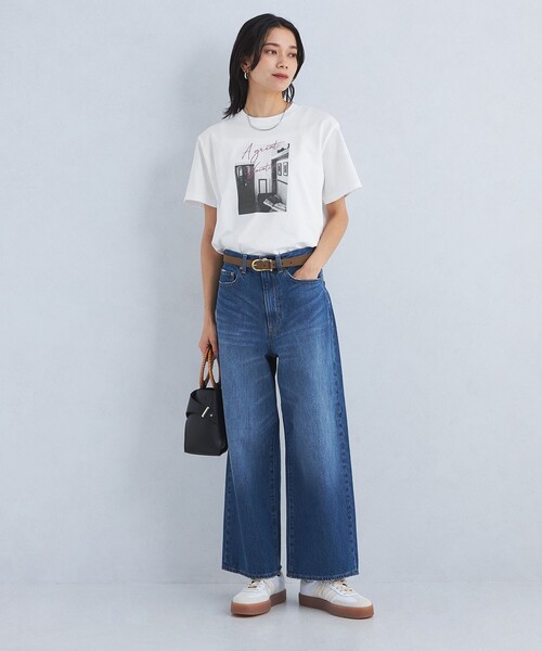 green label relaxing(グリーンレーベルリラクシング)の「グラフィック フォト Tシャツ(Tシャツ/カットソー・レディース・その他1/その他2/その他3/ダークグレー/その他4/その他5・FREE)」の8枚目の写真