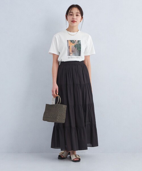 green label relaxing(グリーンレーベルリラクシング)の「グラフィック フォト Tシャツ(Tシャツ/カットソー・レディース・その他1/その他2/その他3/ダークグレー/その他4/その他5・FREE)」の14枚目の写真