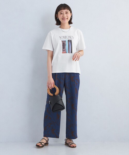 写真・グラフィック T グラフィックプリントTシャツ(M ホワイト): トップス｜Right-on