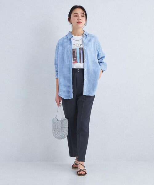 green label relaxing(グリーンレーベルリラクシング)の「グラフィック フォト Tシャツ(Tシャツ/カットソー・レディース・その他1/その他2/その他3/ダークグレー/その他4/その他5・FREE)」の19枚目の写真