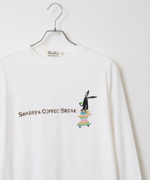 FUNALIVE（ファンアライブ）の「SHABBY 長袖 Tシャツ unisex（Tシャツ/カットソー・メンズ・ブラック/アイボリー/ホワイト系1/グレー/オフホワイト/グリーン/ブラック系1/イエロー/ラベンダー・S/L/XL/M）」の4枚目の写真