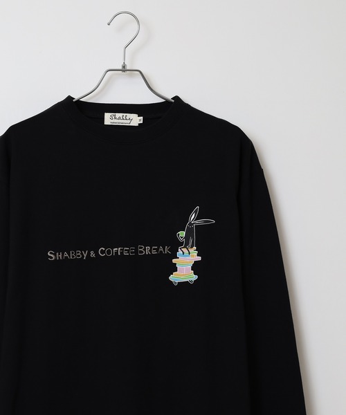 FUNALIVE（ファンアライブ）の「SHABBY 長袖 Tシャツ unisex（Tシャツ/カットソー・メンズ・ブラック/アイボリー/ホワイト系1/グレー/オフホワイト/グリーン/ブラック系1/イエロー/ラベンダー・S/L/XL/M）」の6枚目の写真