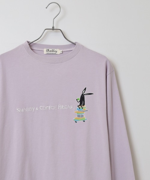FUNALIVE（ファンアライブ）の「SHABBY 長袖 Tシャツ unisex（Tシャツ/カットソー・メンズ・ブラック/アイボリー/ホワイト系1/グレー/オフホワイト/グリーン/ブラック系1/イエロー/ラベンダー・S/L/XL/M）」の8枚目の写真