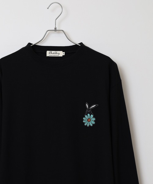 FUNALIVE（ファンアライブ）の「SHABBY 長袖 Tシャツ unisex（Tシャツ/カットソー・メンズ・ブラック/アイボリー/ホワイト系1/グレー/オフホワイト/グリーン/ブラック系1/イエロー/ラベンダー・S/L/XL/M）」の5枚目の写真