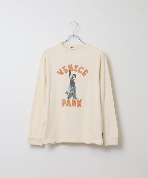 FUNALIVE（ファンアライブ）の「SHABBY 長袖 Tシャツ unisex（Tシャツ/カットソー・メンズ・ブラック/アイボリー/ホワイト系1/グレー/オフホワイト/グリーン/ブラック系1/イエロー/ラベンダー・S/L/XL/M）」の18枚目の写真