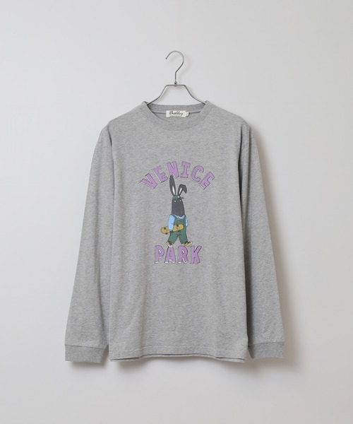 FUNALIVE（ファンアライブ）の「SHABBY 長袖 Tシャツ unisex（Tシャツ/カットソー・メンズ・ブラック/アイボリー/ホワイト系1/グレー/オフホワイト/グリーン/ブラック系1/イエロー/ラベンダー・S/L/XL/M）」の19枚目の写真
