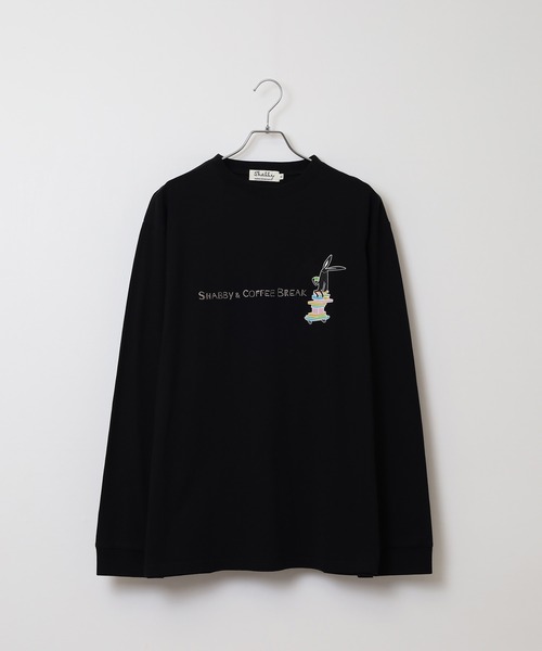 FUNALIVE（ファンアライブ）の「SHABBY 長袖 Tシャツ unisex（Tシャツ/カットソー・メンズ・ブラック/アイボリー/ホワイト系1/グレー/オフホワイト/グリーン/ブラック系1/イエロー/ラベンダー・S/L/XL/M）」の10枚目の写真