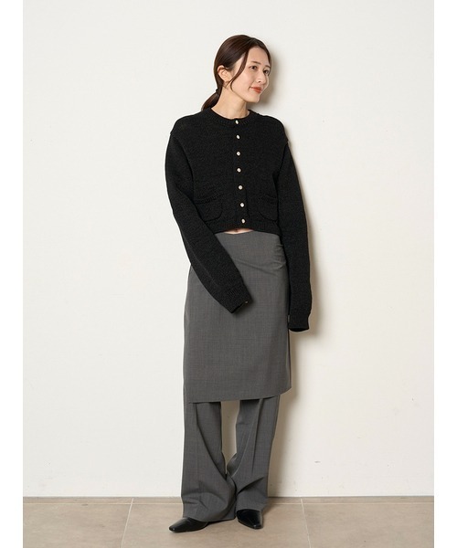 【美品】ミースロエ　ノーカラーニットジャケット　専用商品 セール】【USAGIONLINE・ZOZOTOWN限定カラーあり】チューブ