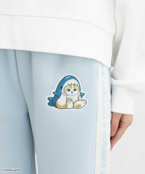 Honeys(ハニーズ)の「mofusand/トラックパンツ(その他パンツ・レディース・スミクロ/ネイビー/ピンク/サックスブルー・L/LL/M/S)」の3枚目の写真