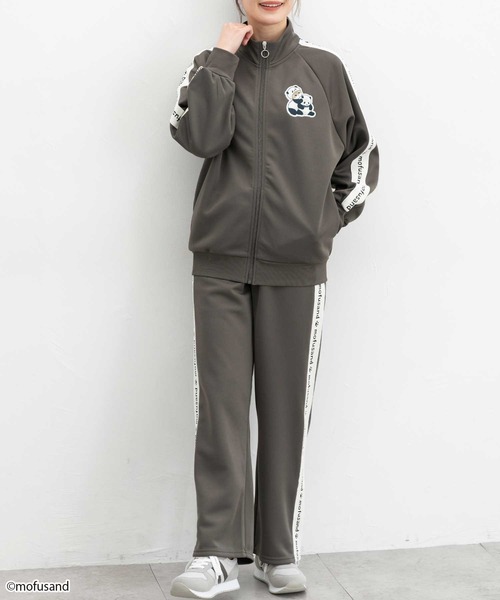 Honeys(ハニーズ)の「mofusand/トラックパンツ(その他パンツ・レディース・スミクロ/ネイビー/ピンク/サックスブルー・L/LL/M/S)」の6枚目の写真