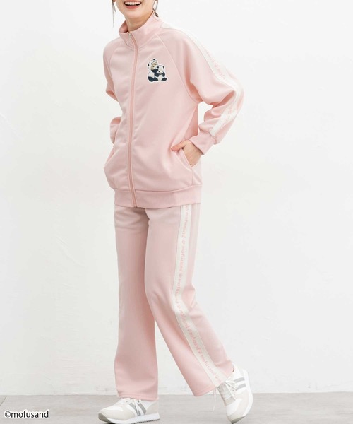 Honeys(ハニーズ)の「mofusand/トラックパンツ(その他パンツ・レディース・スミクロ/ネイビー/ピンク/サックスブルー・L/LL/M/S)」の14枚目の写真