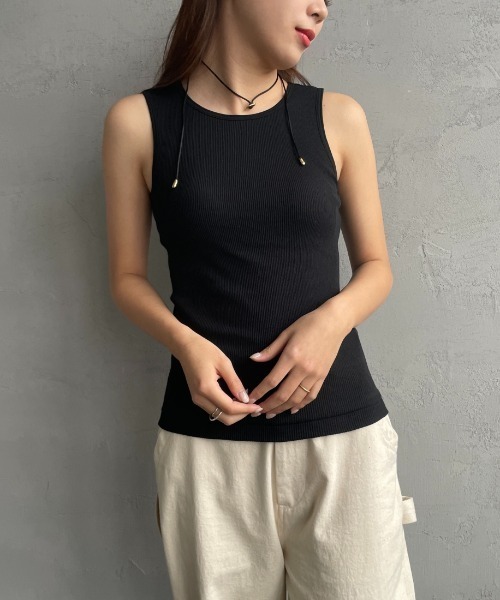 HANES/ヘインズ] アメリカンスリーブタンクトップ(カップ付き
