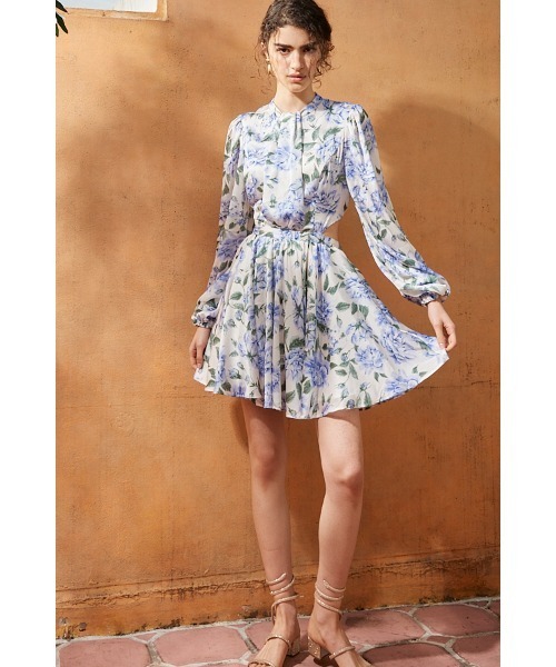 Estella.K(エステラケー)の「Rosabelle Dress フラワーフレアーミニドレス(ワンピース・レディース・ホワイト系/ベージュ系・FREE)」の22枚目の写真