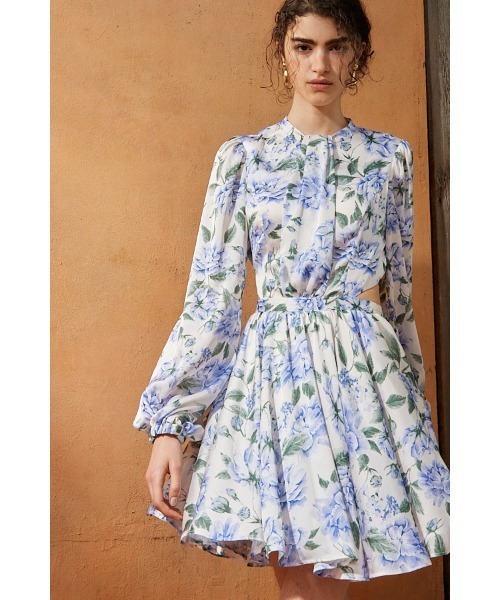 Estella.K(エステラケー)の「Rosabelle Dress フラワーフレアーミニドレス(ワンピース・レディース・ホワイト系/ベージュ系・FREE)」の18枚目の写真