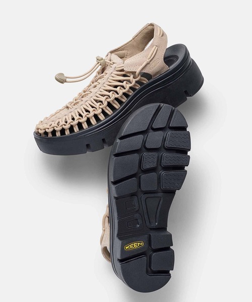 美品✨KEEN キーン　ローファーサンダル　ユニーク ピーエルティ これが「KEEN（キーン）」!? 話題の“ローファータイプ”で