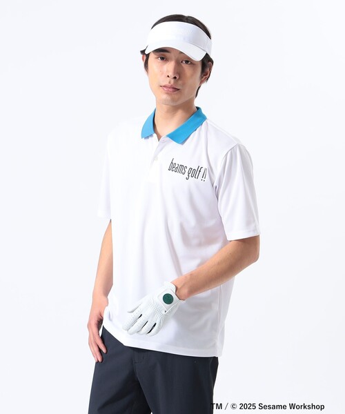MEN〉ORANGE LABEL / 別注リバティ 総柄プリント ポロシャツ