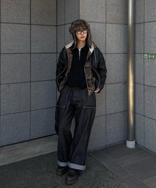 MandO（エムオー）（エムオー）の「【MandO】リジットデニムベイカー