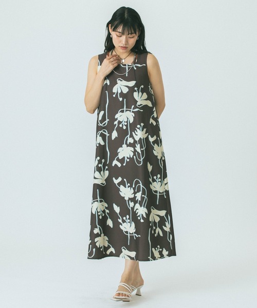 セール】FLOWER PRINT DRESS（ワンピース）｜ROSE BUD（ローズ