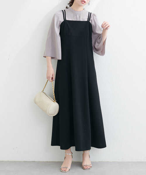 natural couture(ナチュラルクチュール)の「メタルチャーム付き7分袖ブラウス(シャツ/ブラウス・レディース・ブルー/オフホワイト/グレー/ネイビー・FREE)」の12枚目の写真