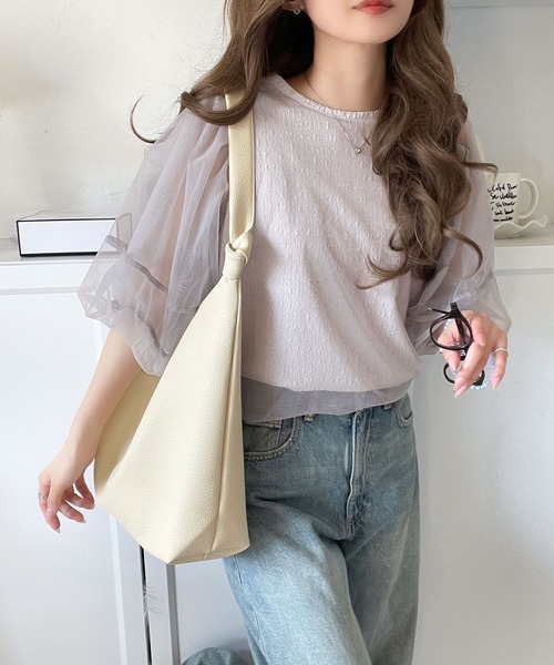 tシャツ ランタンスリーブチュール重ねプルオーバー レディース 楽天市場】【 クラシカルエルフ classical elf 】 tシャツ