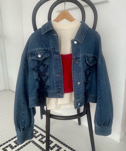 MAJESTIC LEGON(マジェスティックレゴン)の「ハート透かし柄キャミセットカーデ(カーディガン/ボレロ・レディース・イエロー/ブルー系その他5/ピンク/レッド/アイボリー・MEDIUM)」の19枚目の写真