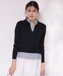 Mystrada（マイストラーダ）の「シャツドッキングニット（ニット